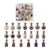 Glass Wishing Bottle Decorations AJEW-TA0017-19-12