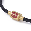Unisex Cotton String Cord Bracelets BJEW-I284-01-B-3