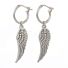 5 Pairs 5 Styles Tibetan Style Alloy Wing Earrings Sets EJEW-JE04455-3