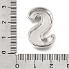 Brass Slide Charms KK-Z163-01P-S-3
