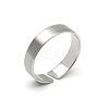 Stainless Steel Open Cuff Ring GK9650-1-1