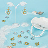 60Pcs 2 Colors Tibetan Style Alloy Pendants FIND-SC0004-94-4
