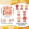 50Pcs 7 Styles Synthetic Coral Beads CORA-FS0001-03-3
