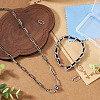 2Pcs 925 Sterling Silver Locking Carabiner Clasps STER-TA0001-56D-6