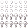 304 Stainless Steel Lobster Claw Clasps STAS-PH0019-51P-1