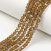 Electroplate Glass Beads Strands EGLA-A034-T6mm-L10-1