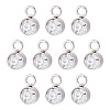 10Pcs Glass Rhinestone Charms STAS-TA0003-26F-1