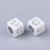 Plated Acrylic Beads MACR-S299-052A-2