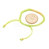 Polyester Cord Braided Bead Bracelets for Women BJEW-L698-01G-02-5