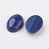 Natural Lapis Lazuli Flat Back Cabochons X-G-G741-13x18mm-15-2