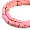 Synthetic Imperial Jasper Dyed Beads Strands G-D077-C01-09-4