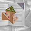 4Pcs 4 Styles Season Theme Non-woven Felt Embroidery Corner Bookmarks FIND-HY0002-47B-6