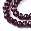Baking Paint Imitation Jade Glass Bead Strands LS-DGLA-A034-J6MM-A02-3
