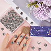 100Pcs Tibetan Style Alloy Charms TIBEP-SC0002-74-3