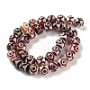 Natural Tibetan 3-Eye dZi Agate Beads Strands G-B084-A09-01-3