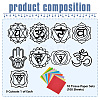 CREATCABIN Paper Window Decoration AJEW-CN0001-49A-09-3