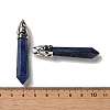 Natural Lapis Lazuli Pointed Big Pendants G-Z055-01P-06-3