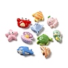 Sea Animal Theme Opaque Resin Decoden Cabochons RESI-D009-07-1
