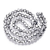 Electroplate Glass Bead Strands LS-EGLA-R094-4mm-15-2