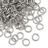 Non-Tarnish 304 Stainless Steel Open Jump Rings X-STAS-R065-38-3