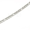 Fashionable 304 Stainless Steel Figaro Chain Necklaces for Men X-STAS-A028-N017P-2