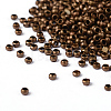 Brass Crimp End Beads X-E002-NFAB-2