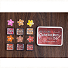 Plastic Craft Finger Ink Pad Stamps AJEW-H155-17C-1