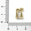Brass Micro Pave Cubic Zirconia Pendants KK-A300-02G-N-3