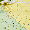 140Pcs 7 Styles Electroplate Glass Charms PALLOY-FH00184-5