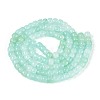 Baking Paint Crackle Glass Beads Strands DGLA-N019-02A-06-2
