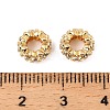 Brass Micro Pave Cubic Zirconia Beads KK-C155-14G-3