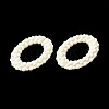 Spray Painted CCB Plastic Linking Rings CCB-Q091-011F-3
