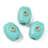 Synthetic Turquoise European Beads GG-CBA105B-02E-G-1