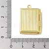 Brass Locket Pendants X-KK-Q019-11G-3