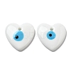 Handmade Evil Eye Lampwork Pendants LAMP-F035-11F-1