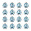 Platinum Plated Alloy Enamel Charms ENAM-S118-04D-P-2