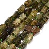 Natural Green Garnet Beads Strands GG-CBAA9B4-I01-2