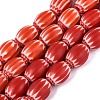 Handmade Millefiori Glass Barrel Beads LA-N002-06B-1