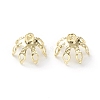 Brass Bead Cap Pendant Bails X-KK-H739-19-2