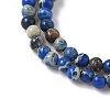 Dyed Natural Regalite/Imperial Jasper/Sea Sediment Jasper Beads Strands G-B124-C05-01-3