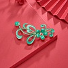 Chinese Style Alloy Enamel Chandelier Components Links X-ENAM-E329-70B-G-8