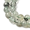 Natural Prehnite Beads Strands G-G457-6mm-03-6