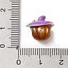 Halloween Brass Enamel European Beads KK-A203-04B-P-3