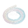 Transparent Painted Glass Beads Strands X1-DGLA-A034-T3mm-A21-5