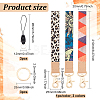 3 Sets 3 Colors PU Leather Mobile Straps AJEW-HY0001-63-2