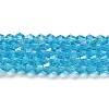 Transparent Electroplate Glass Beads Strands LS-EGLA-A039-T3mm-L19-1