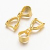 Brass Ice Pick Pinch Bails X-IFIN-KK08-G-2
