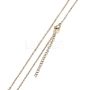 Brass Micro Pave Clear Cubic Zirconia Pendant Necklaces NJEW-H100-13G-3