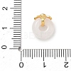 Natural Rose Quartz European Beads GG-D002-02A-06G-3