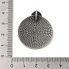 304 Stainless Steel Pendants STAS-U001-05AS-3